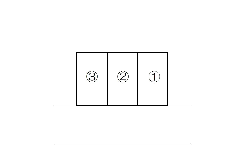 石神2丁目鈴木駐車場の駐車配置図