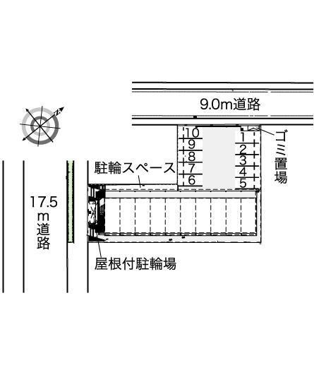 富(42591)の駐車配置図