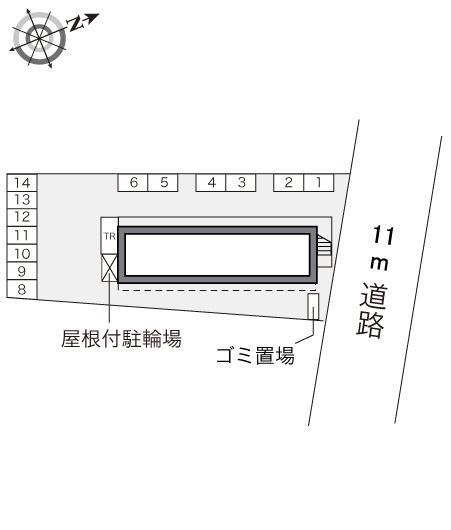 富士(16638)の駐車配置図