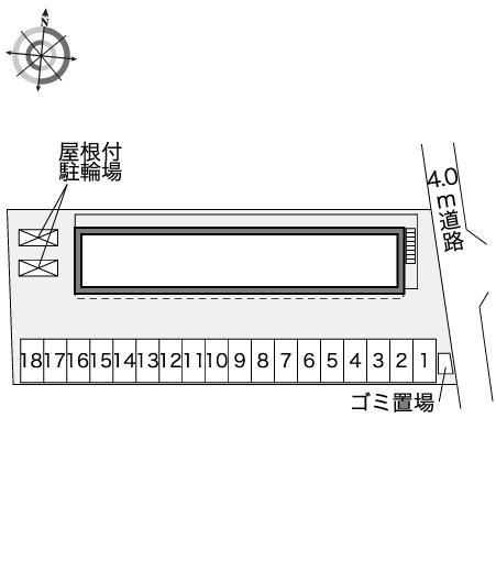 Fine(40598)の駐車配置図