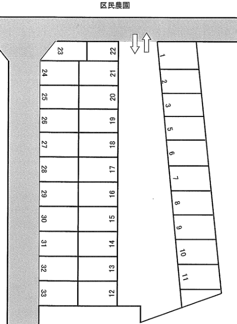 マイタウンパーキング3-14の駐車配置図