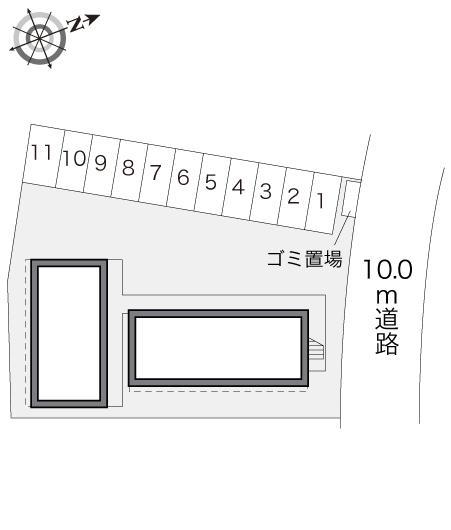 シンシア(19858)の駐車配置図