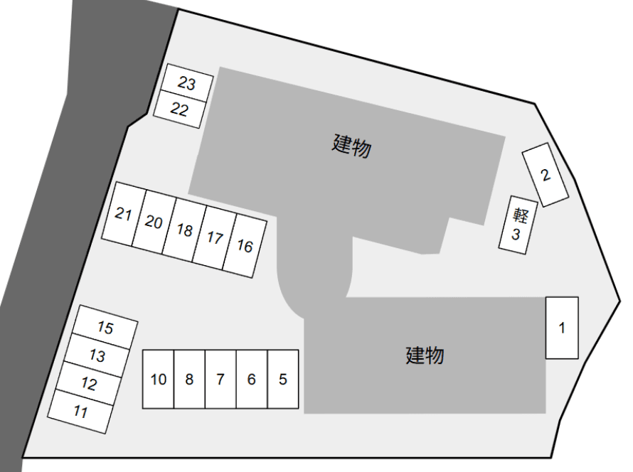 Bloom N・Sの駐車配置図