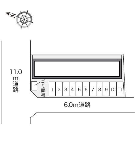 アーカンジェル(21745)の駐車配置図