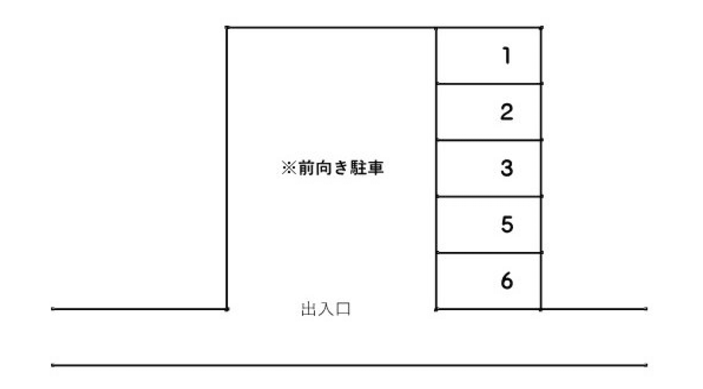 アップルパーキング水押の駐車配置図