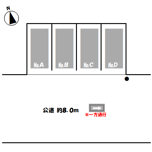 ワイズ・文京 第2駐車場の駐車配置図