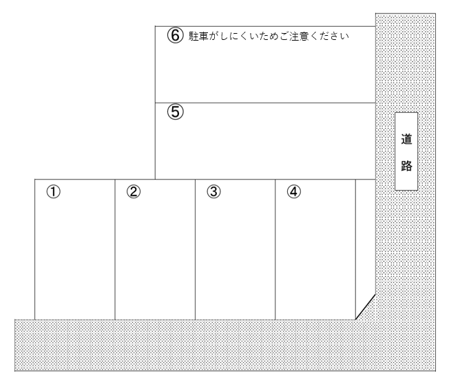 2034.長沼駐車場の駐車配置図