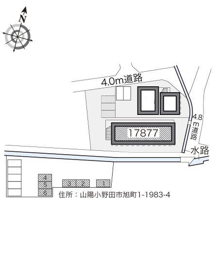 メルベーユ(17877) 敷地外駐車場の駐車配置図