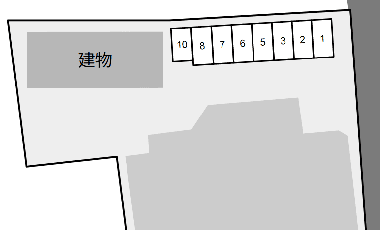 Cherry Blossom Ⅱの駐車配置図