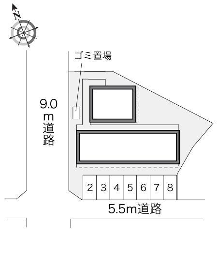 千防(21872)の駐車配置図