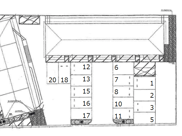 アルヴェアーレの駐車配置図