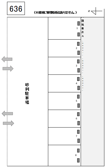 J-636の駐車配置図