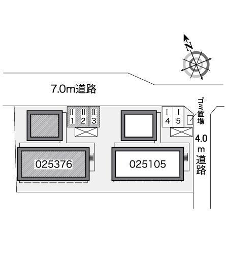 ヴェルドミール Ⅱ(25376)の駐車配置図