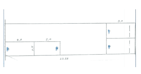 城東3丁目Tパーキングの駐車配置図