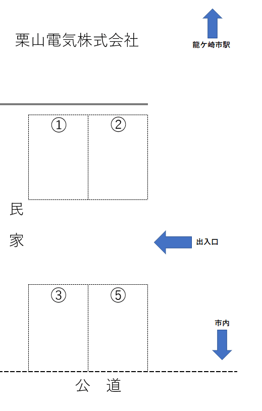 Nパーキングの駐車配置図