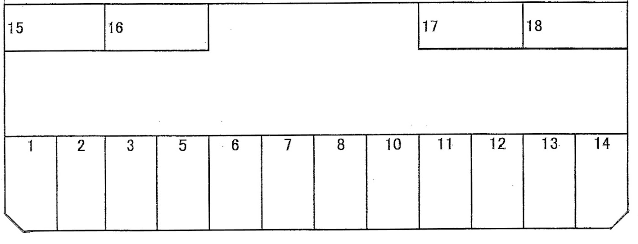 山下駐車場の駐車配置図