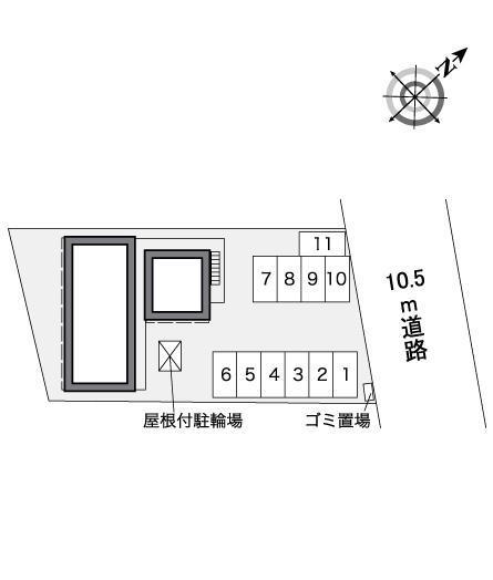 南風(38626)の駐車配置図