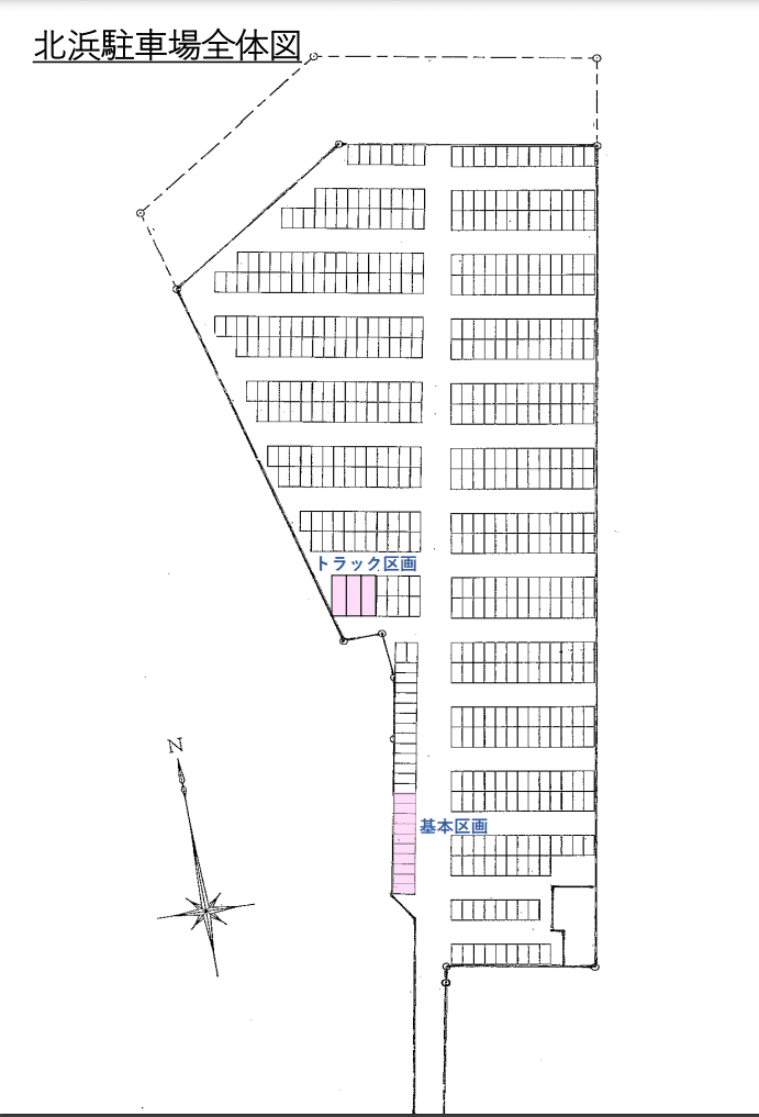 北浜駐車場の外観・駐車場イメージ1枚目