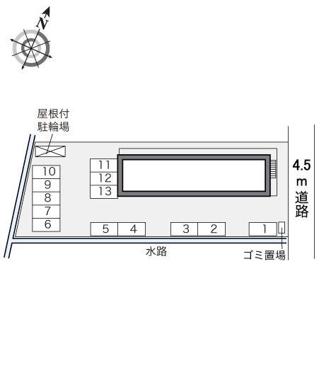 エスポワール(28695)の駐車配置図