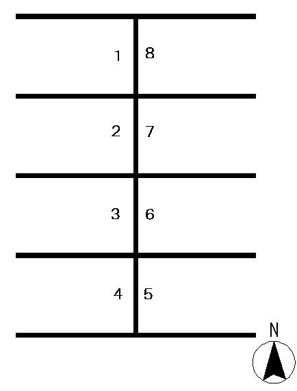 079露橋駐車場の駐車配置図