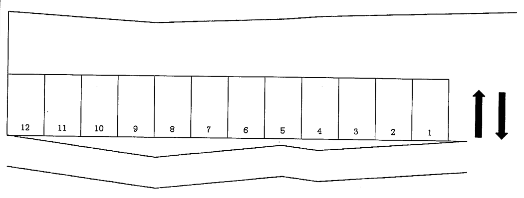 東鉄町パーキングの駐車配置図
