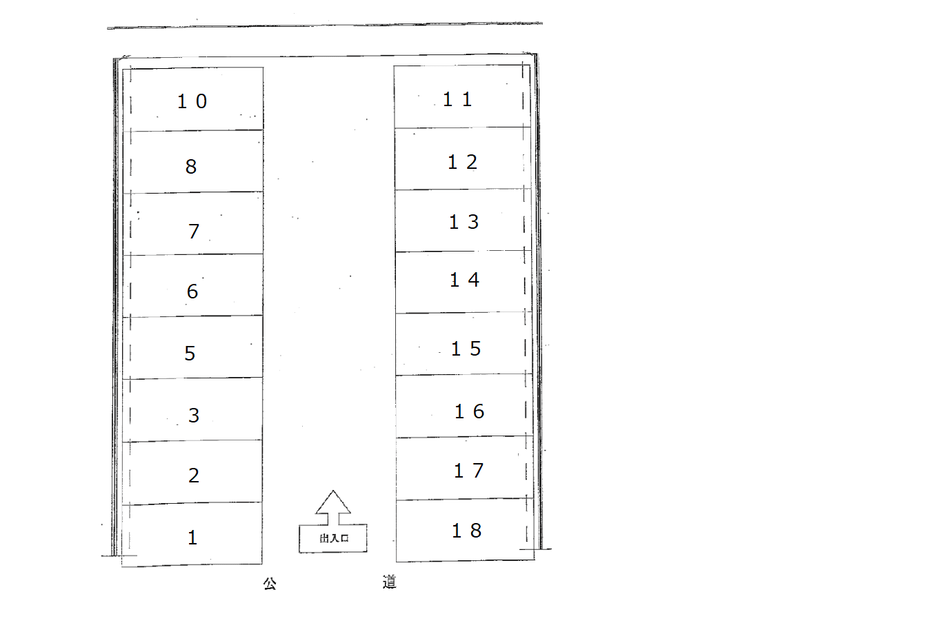 395の駐車配置図