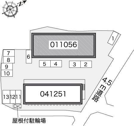 柿ノ木(11056)の駐車配置図