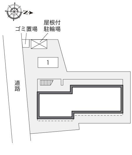 あすなろ(23820)の駐車配置図