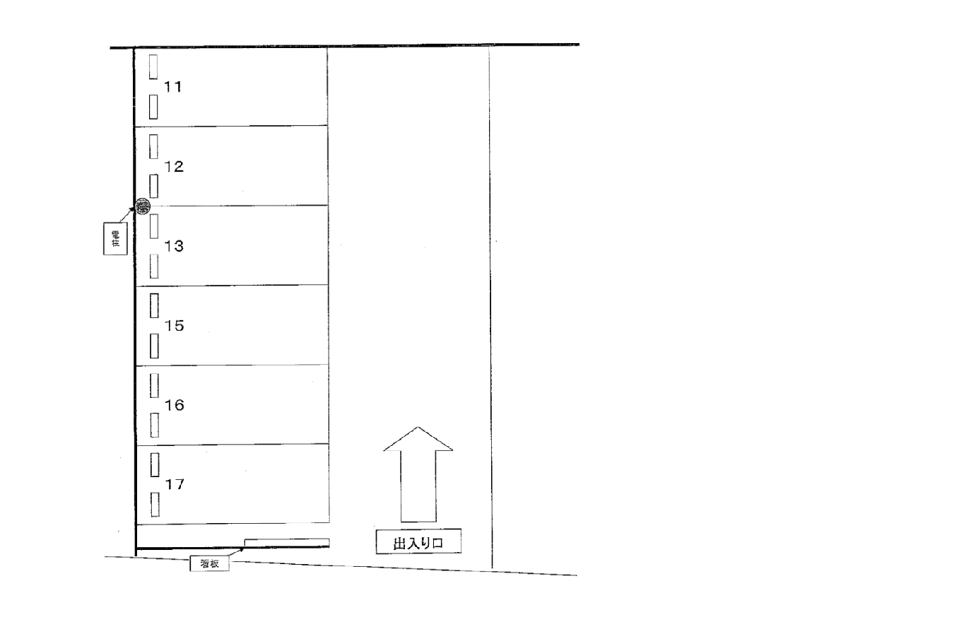 388の駐車配置図