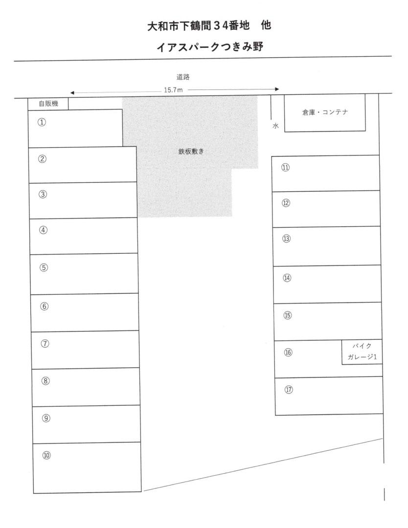 イアスパークつきみ野の駐車配置図