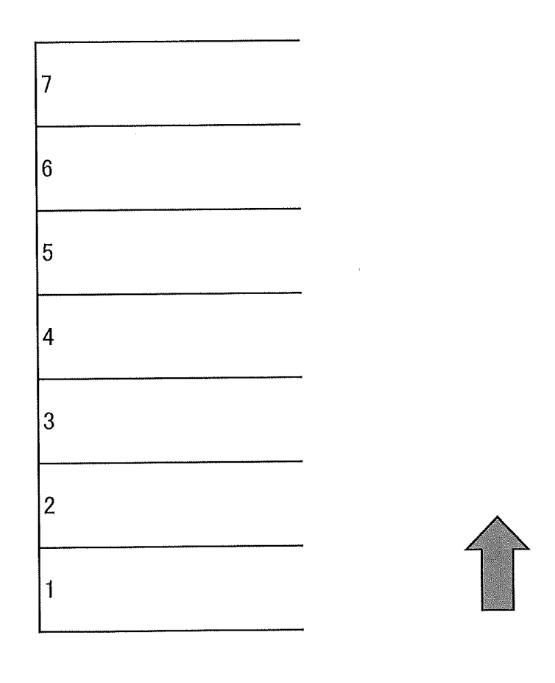 山田様駐車場の駐車配置図