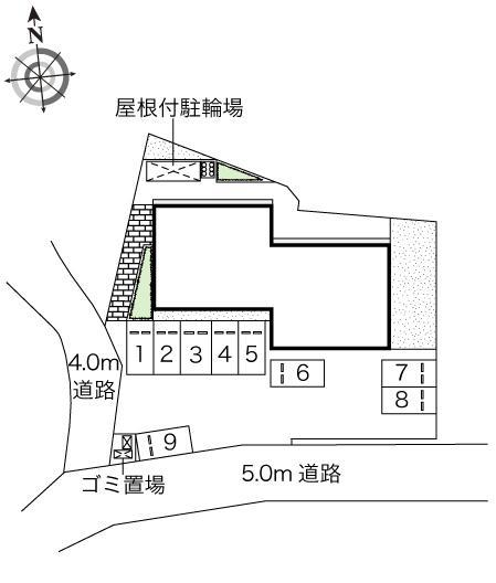 幸袋(43765)の駐車配置図