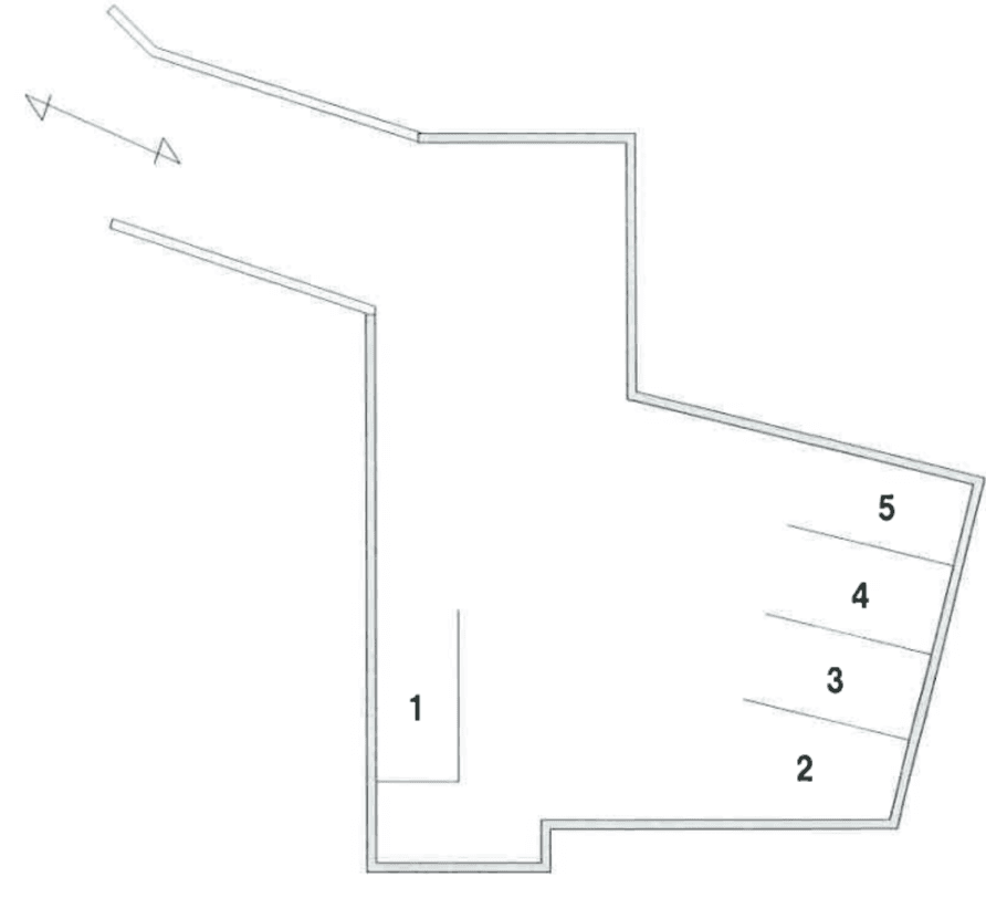 榎本4-37駐車場の駐車配置図