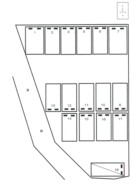 805の駐車配置図