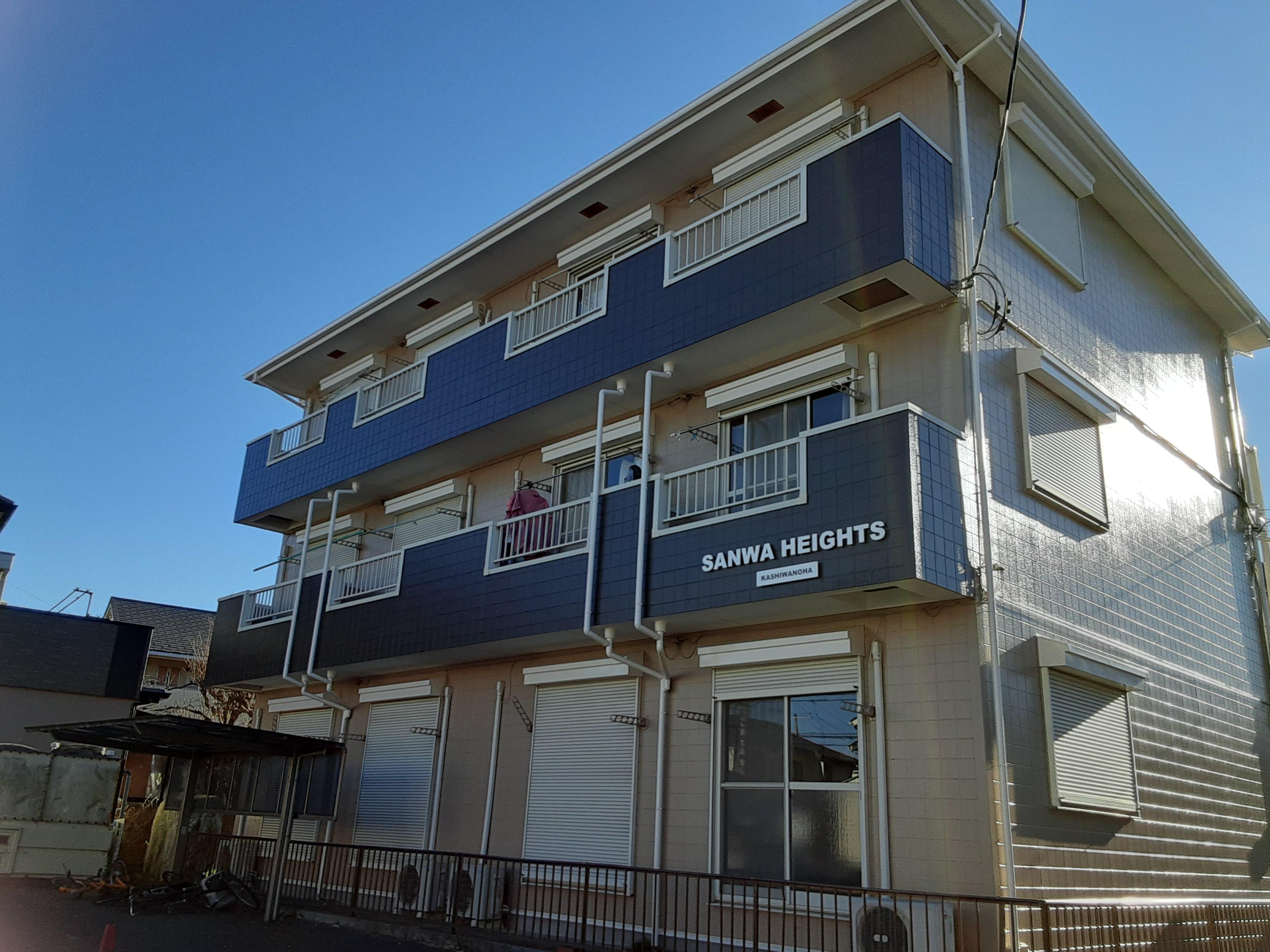 サンワハイツ柏の葉の外観・駐車場イメージ1枚目