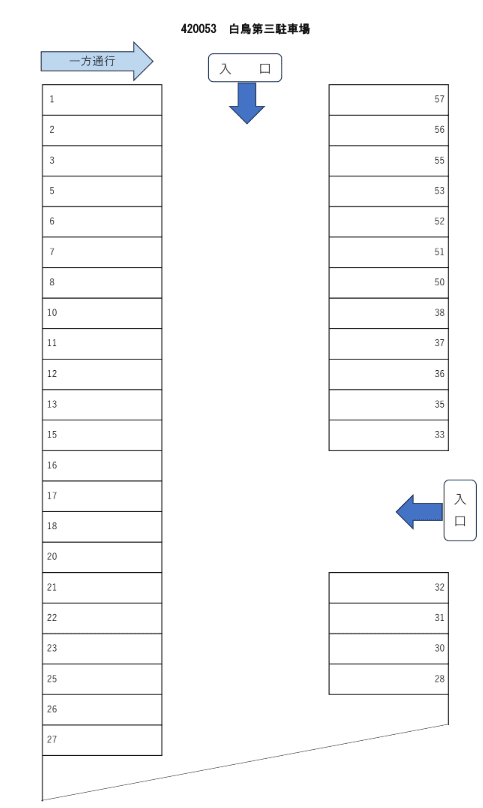 420053の駐車配置図