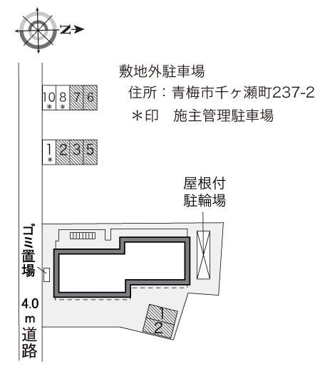 ヴィラージュ(31862)の駐車配置図