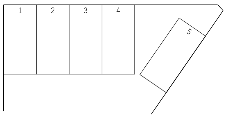 トップパーク賀茂第2の駐車配置図
