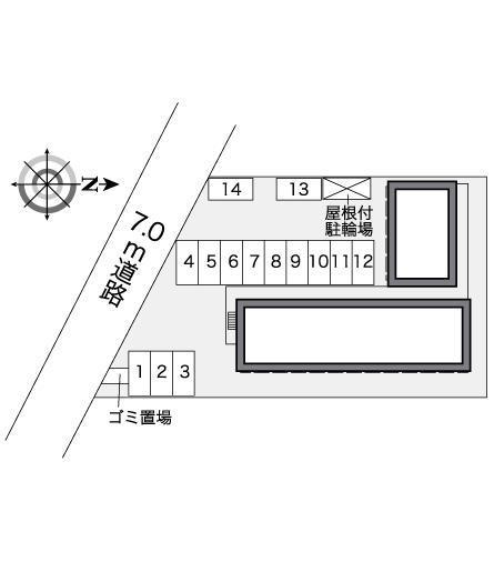 VENTVERT(26290)の駐車配置図