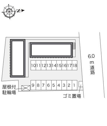 インターハイツ(28814)の駐車配置図