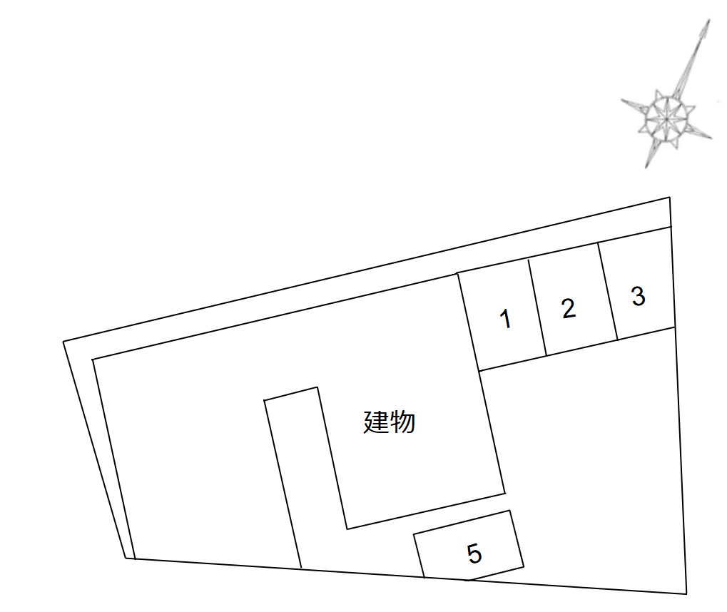 ロイヤルハイツⅠの駐車配置図