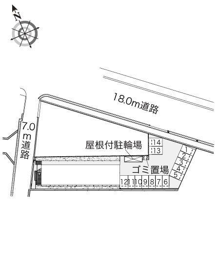 加茂(41748)の駐車配置図