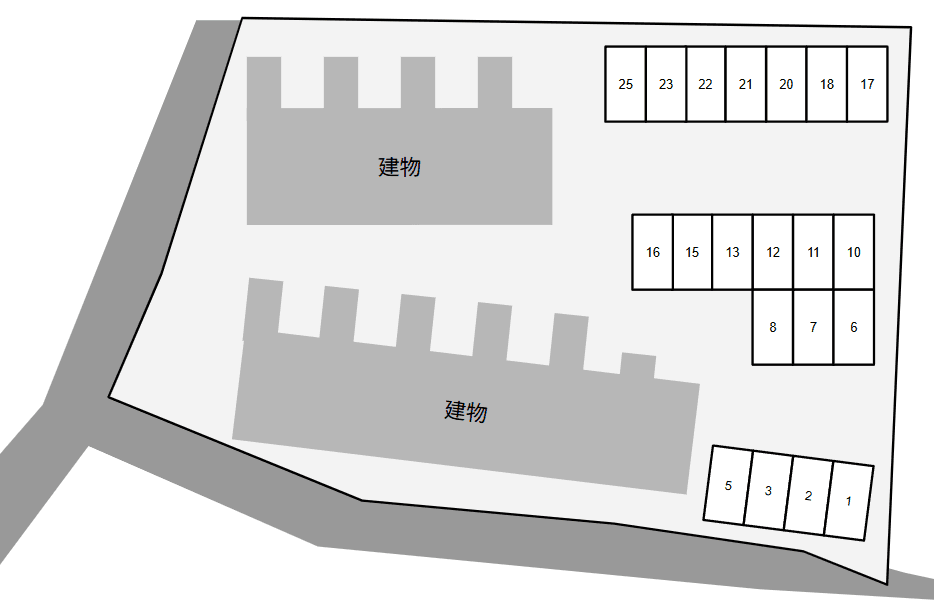 Grand Chariot Aの駐車配置図