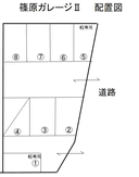 篠原ガレージⅡの駐車場