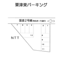 粟津東パーキングの駐車場