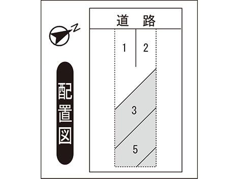 手寄1丁目Sパーキングの駐車配置図