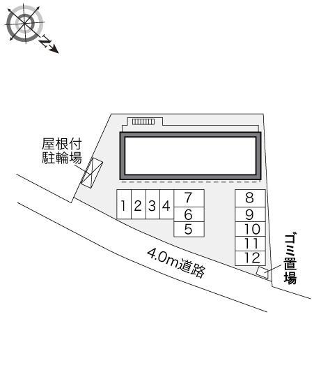 カプレット(31365)の駐車配置図