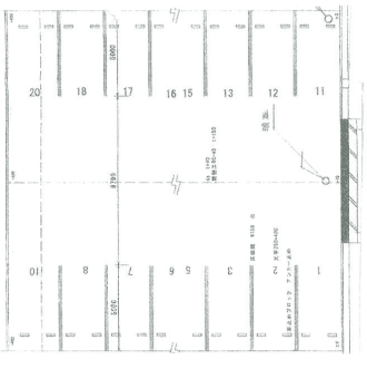 大宮三丁目Sパーキングの駐車配置図