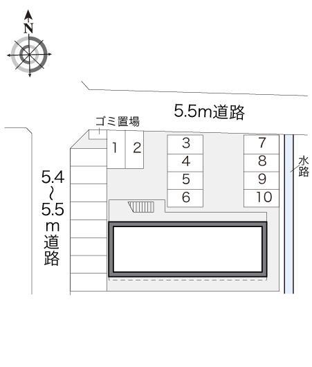 エアル(19634)の駐車配置図