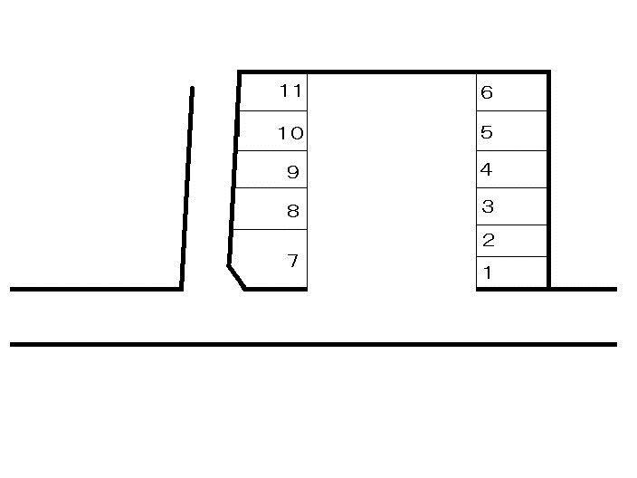 オート・スクウェアー吉野の駐車配置図